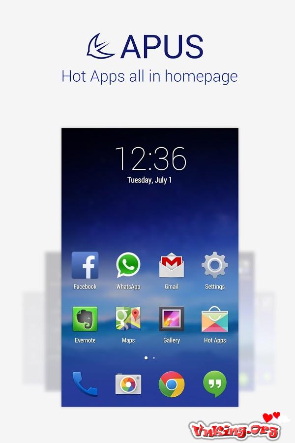 APUS Launcher - Ứng dụng tối ưu hiệu suất điện thoại